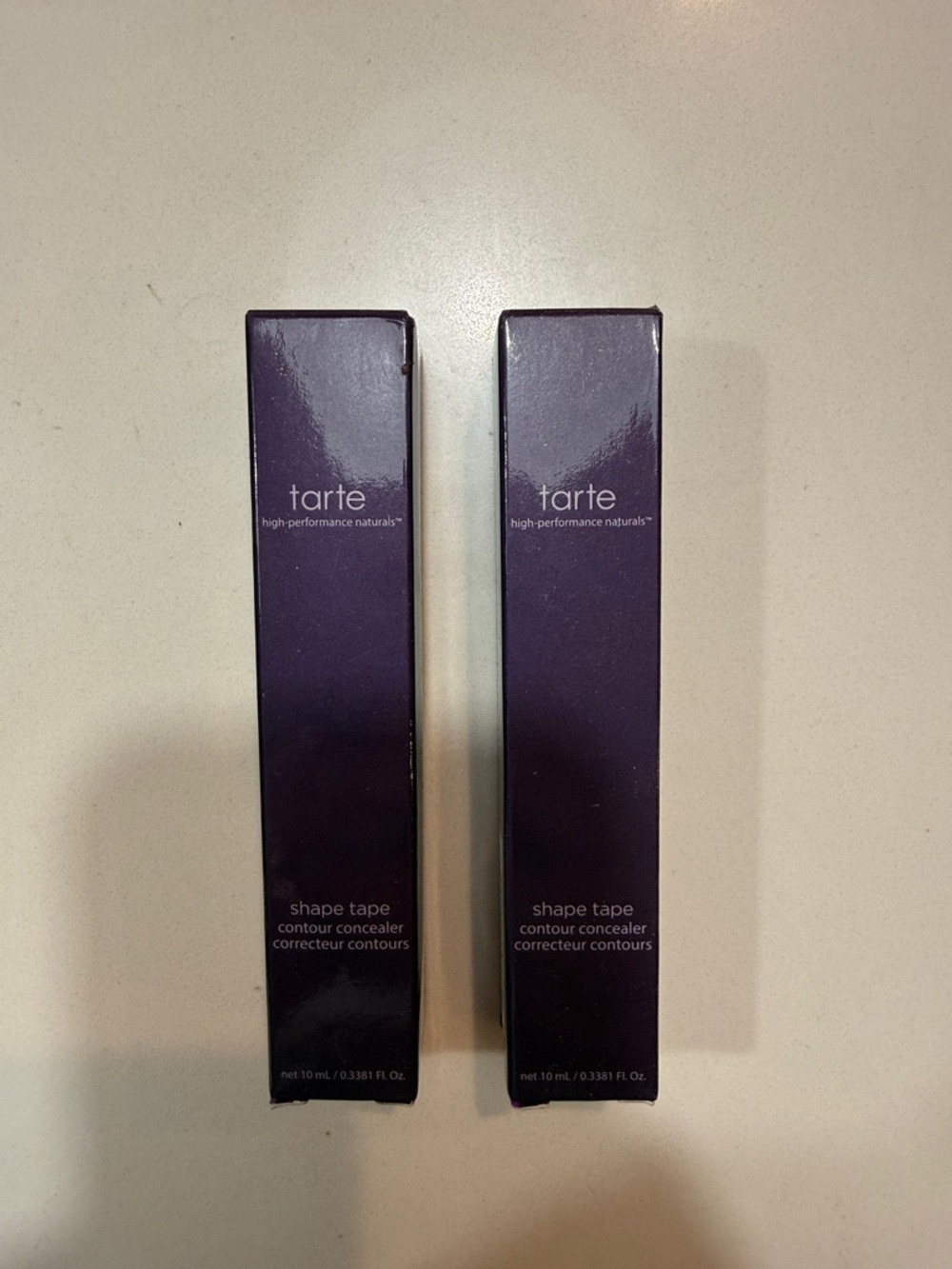2 new in box Tarte Shape tape in medium sand